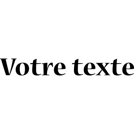 Stickers texte personnalisé