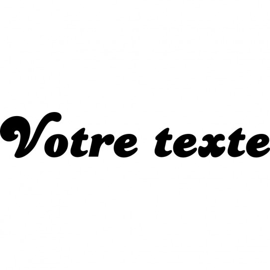 Stickers texte personnalisé