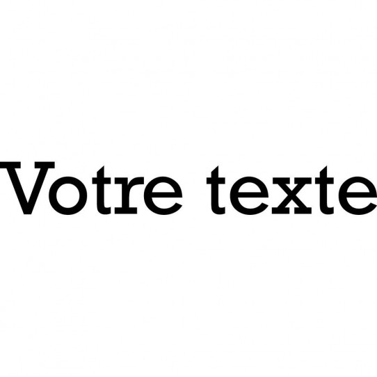 Stickers texte personnalisé