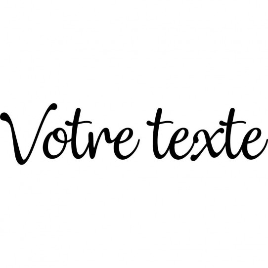 Stickers texte personnalisé