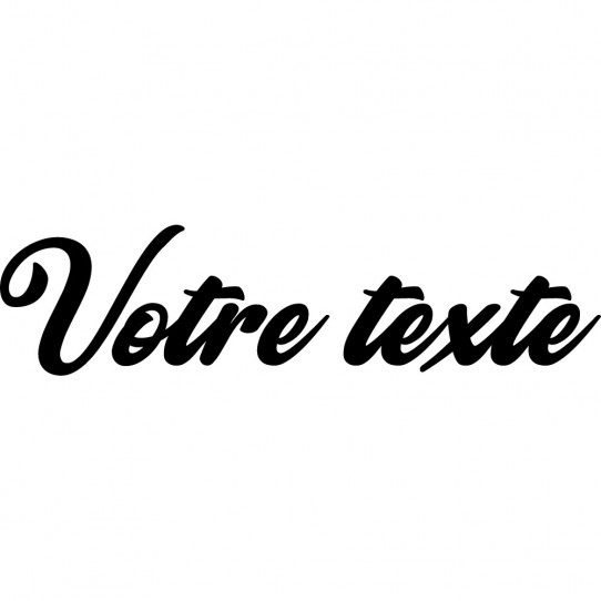 Stickers texte personnalisé