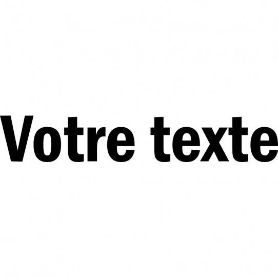 Stickers texte personnalisé