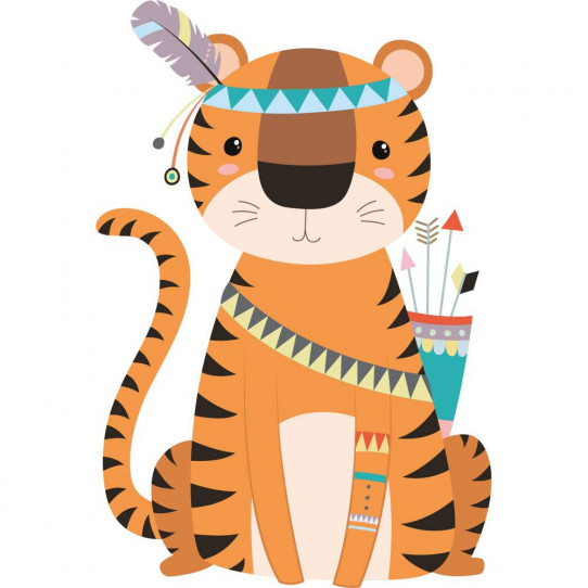 Stickers tigre indien