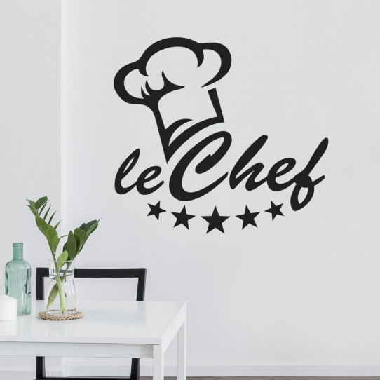 Stickers toque chef cuisine