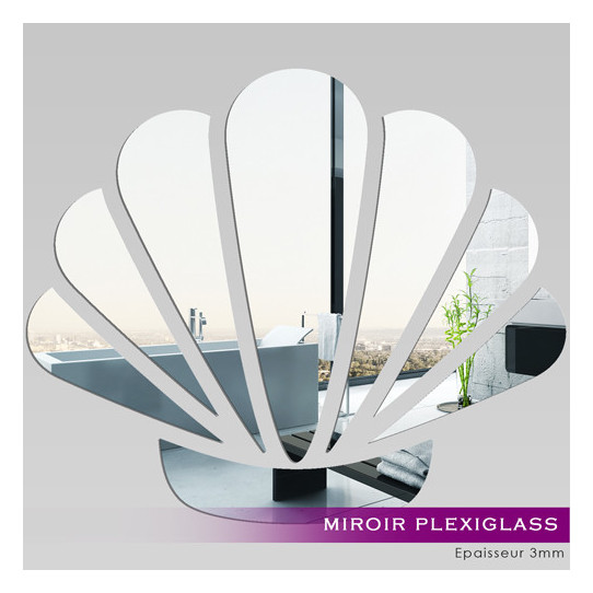Miroir Plexiglass Acrylique - Coquillage