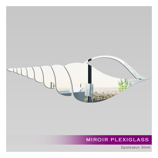 Miroir Plexiglass Acrylique - Coquillage 2
