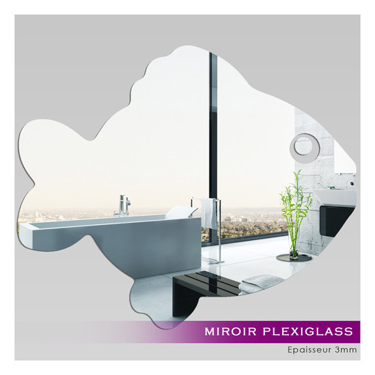 Miroir Plexiglass Acrylique - Poisson