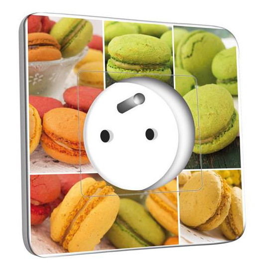 Prise décorée -  Macarons 