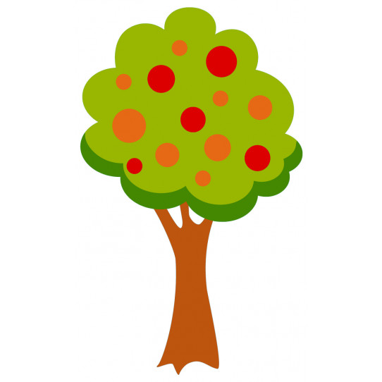 Stickers Arbre Fruits