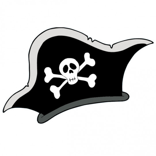 Stickers Chapeau Pirate