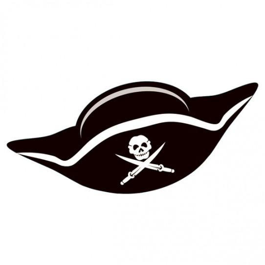 Stickers Chapeau Pirate