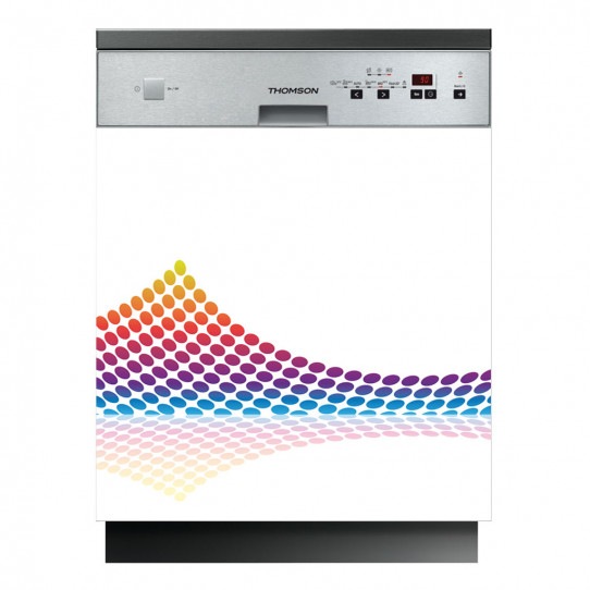 Stickers lave vaisselle couleurs