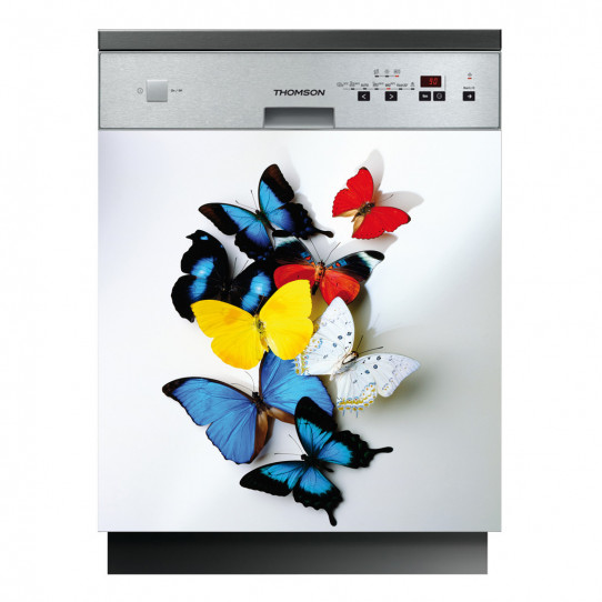 Stickers lave vaisselle papillons