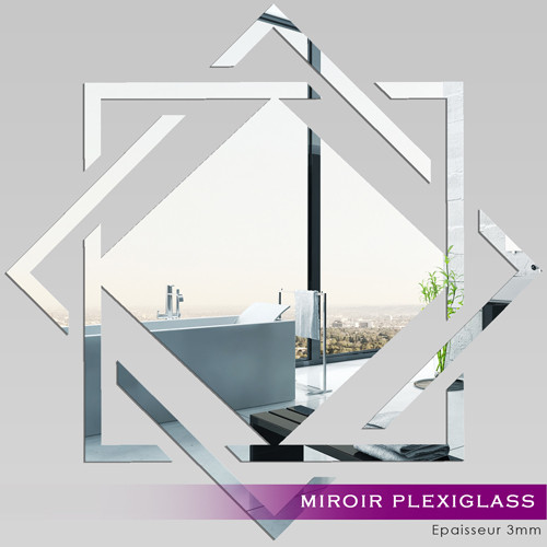 Miroir adhésif décoration murale Miroir en plexiglas - Décoration