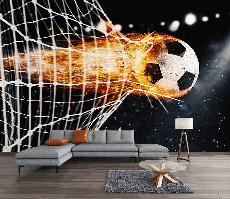 Papier peint football - Des prix 50% moins cher qu'en magasin