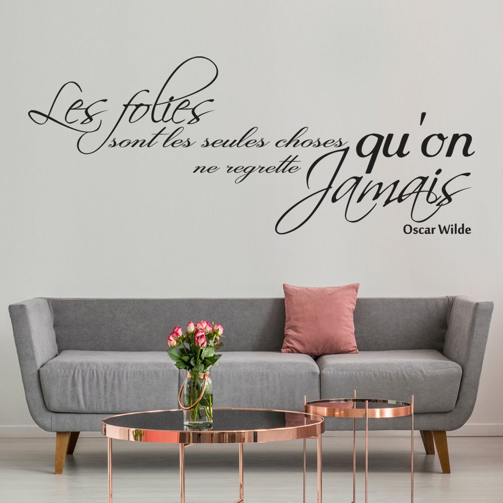 Stickers Citation Oscar Wilde Des Prix 50 Moins Cher Qu En Magasin