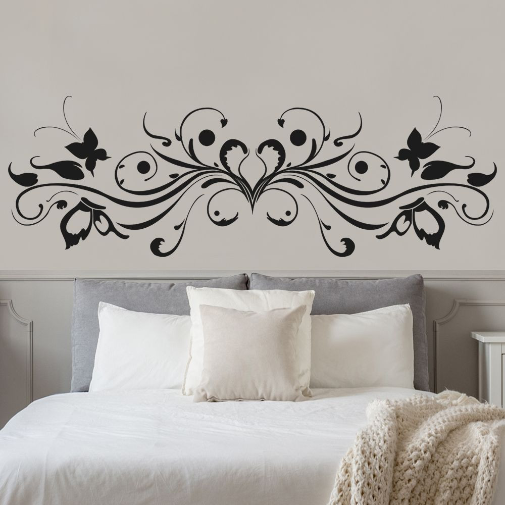 5 dimensions Sticker tête de lit décoration murale london réf 3679 5 dimensions Sticker tête de lit décoration murale london réf 3679